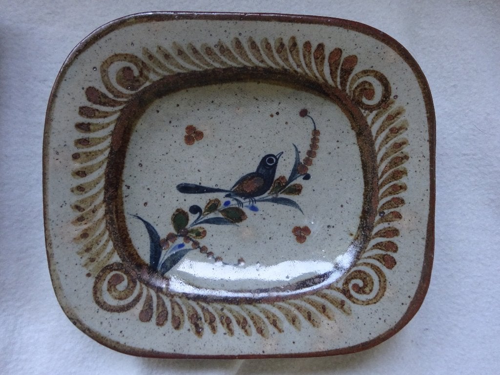 Studio Pottery Keramiek schaaltje/wandbord., Ophalen of Verzenden