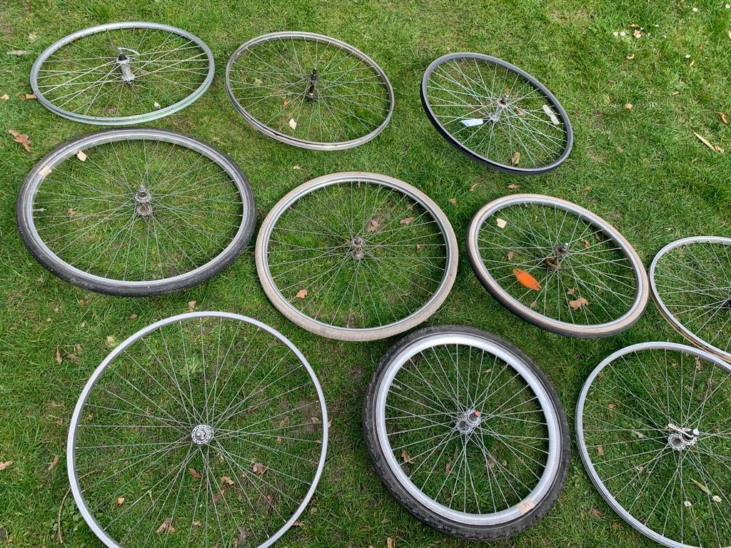 2 Voorwielen fietsen zonder trommelrem, diverse maten, Fietsen en Brommers, Ophalen, Gebruikt, Toerfiets, Wiel