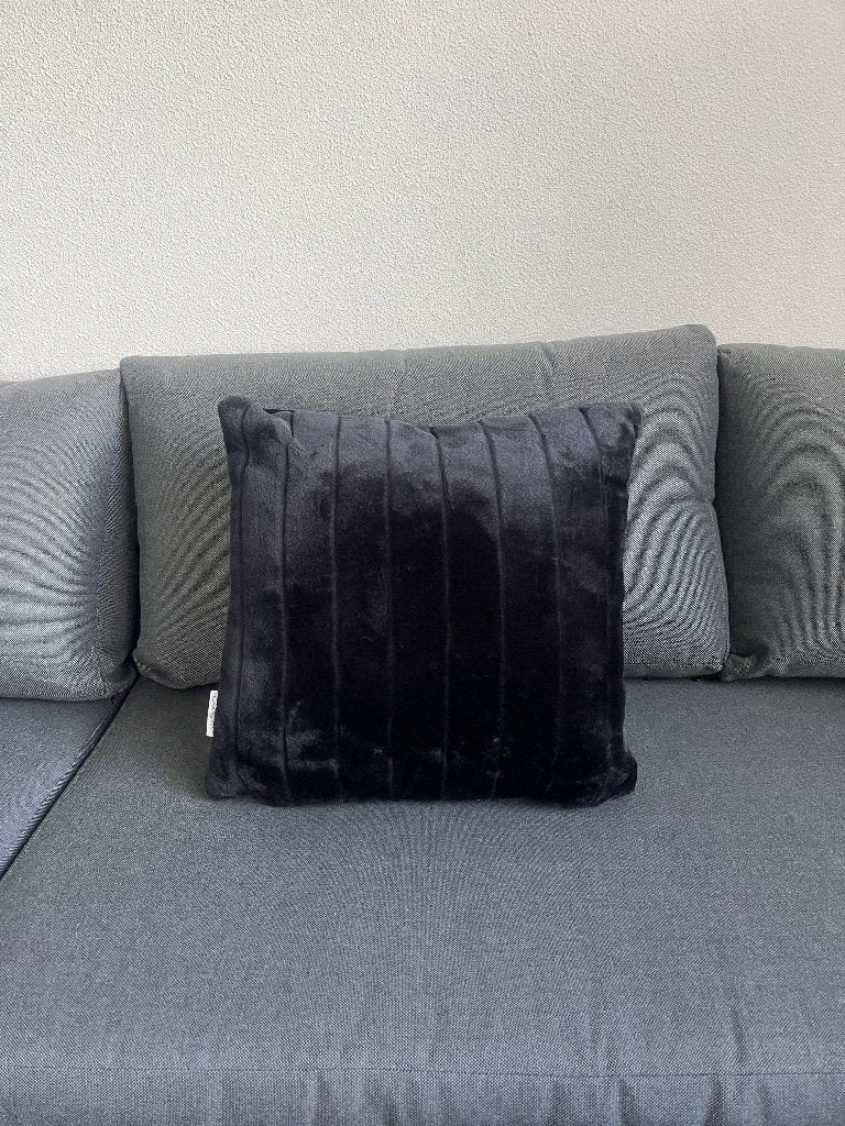Sierkussen Sabel zwart 45x45cm, Zwart, Vierkant, Nieuw, Ophalen of Verzenden