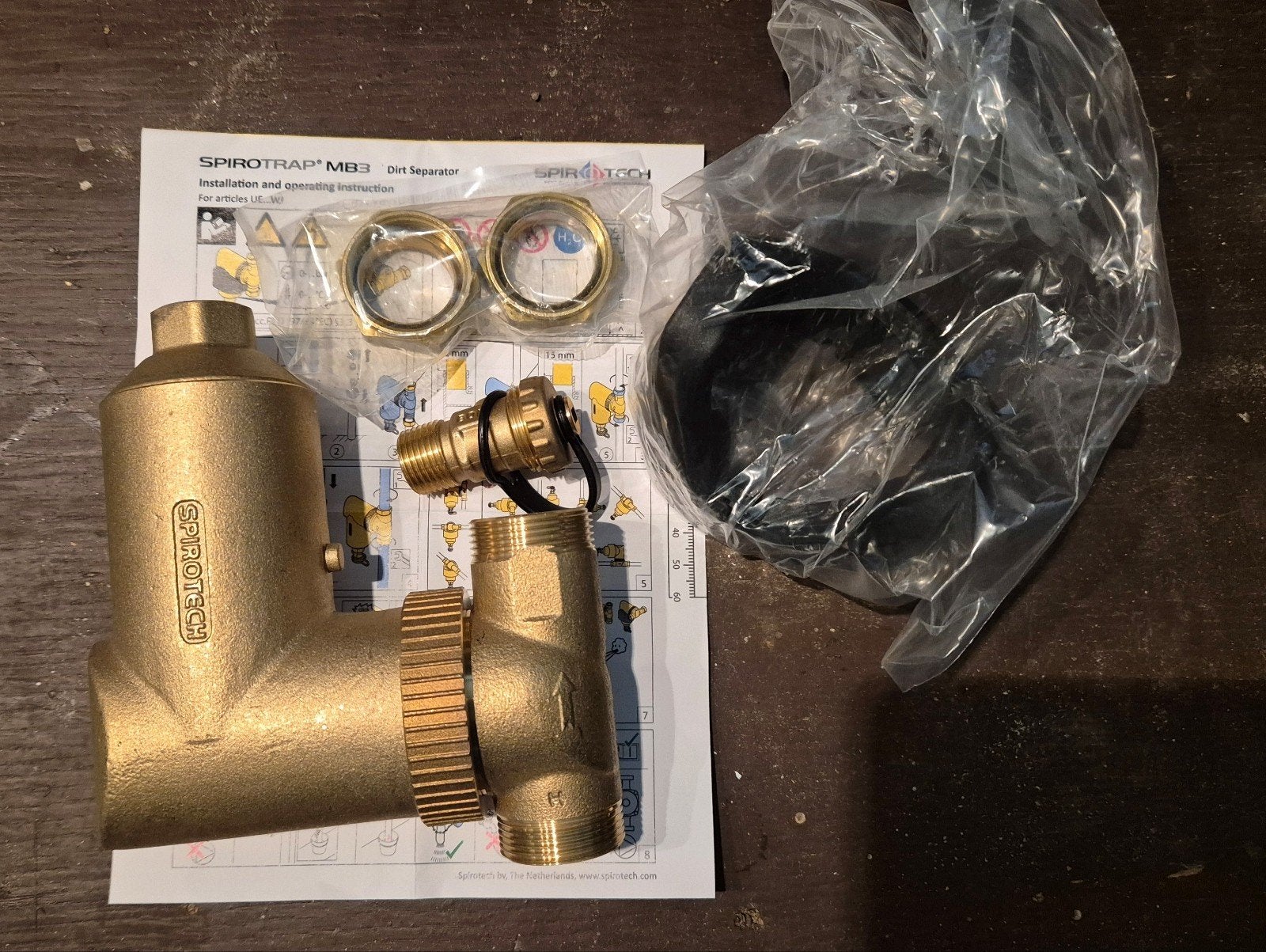 Spirotech vuilafscheider SpiroTrap 28mm, Minder dan 30 cm, Overige typen, Nieuw, Minder dan 60 cm