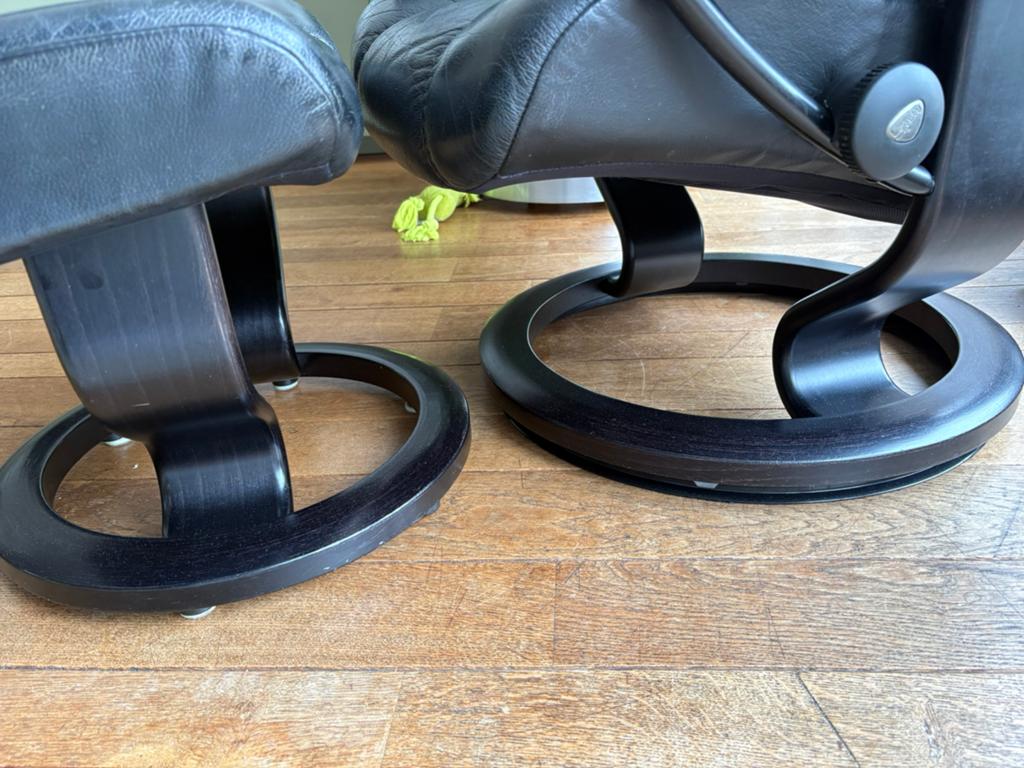 Stress stoelen, Ophalen, Gebruikt, Twee, Zwart