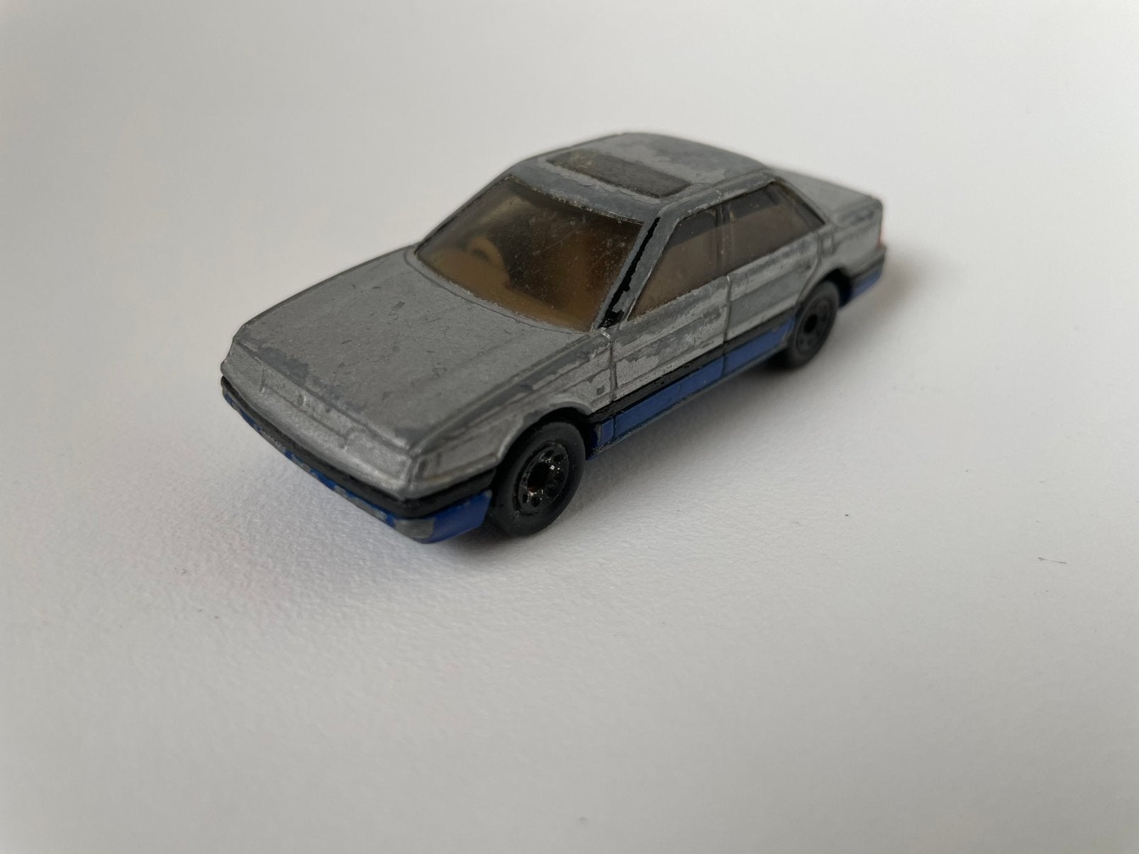 model Rover 800 blauw 1985 Matchbox 1/50, Ophalen of Verzenden, Gebruikt, Auto, Matchbox