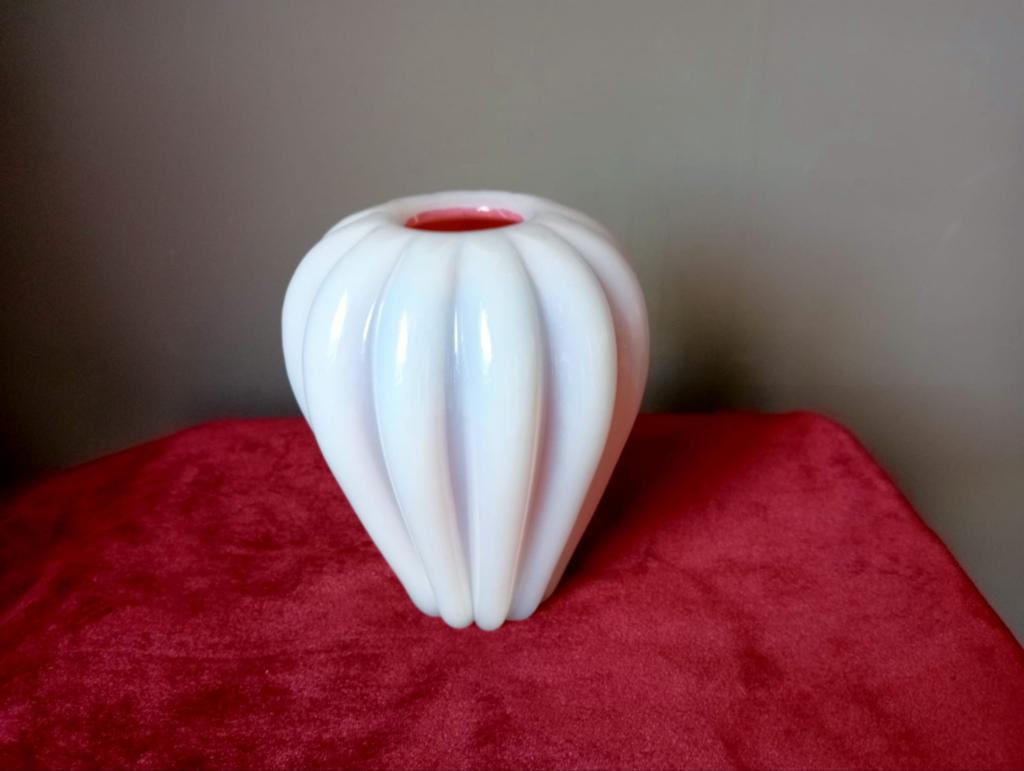 Archimede Seguso. Opaline vaas Murano, Ophalen of Verzenden