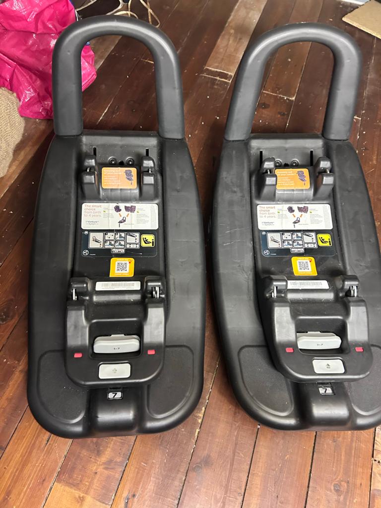 Joie i-Base Advance ISOFIX Base (2 stuks), Gebruikt, 0 t/m 18 kg, Isofix, Ophalen