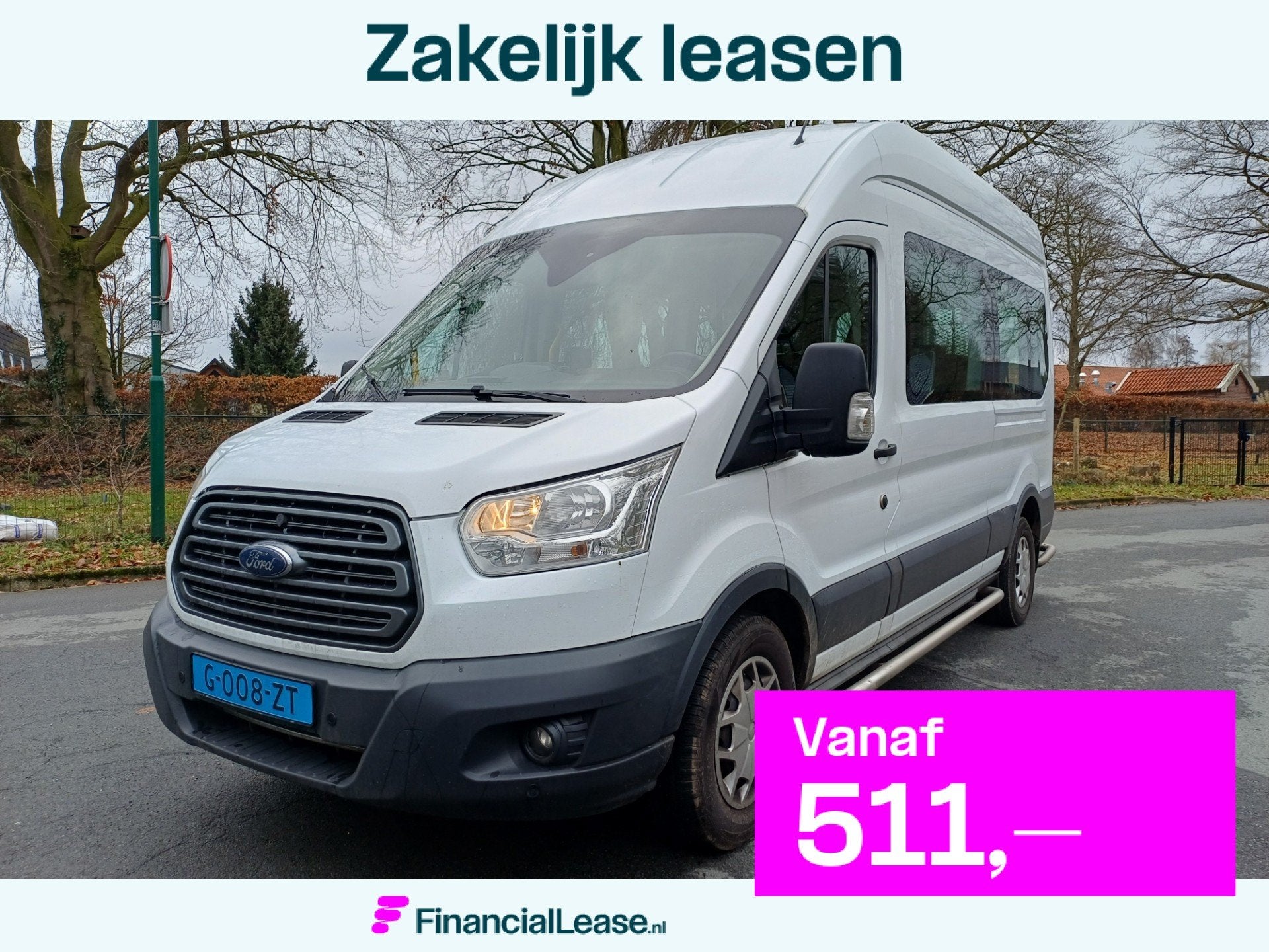 Ford Transit 350 2.0 TDCI L3H2 ROLSTOELBUS /LIFT/AUTOMAAT/EU, Stof, Euro 6, Wit, Bedrijf