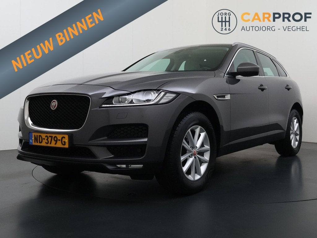 Jaguar F-PACE 2.0 Pure AWD 20d Navigatie | Camera | Trekhaak, Auto's, Jaguar, Automaat, Stof, Gebruikt, Euro 6