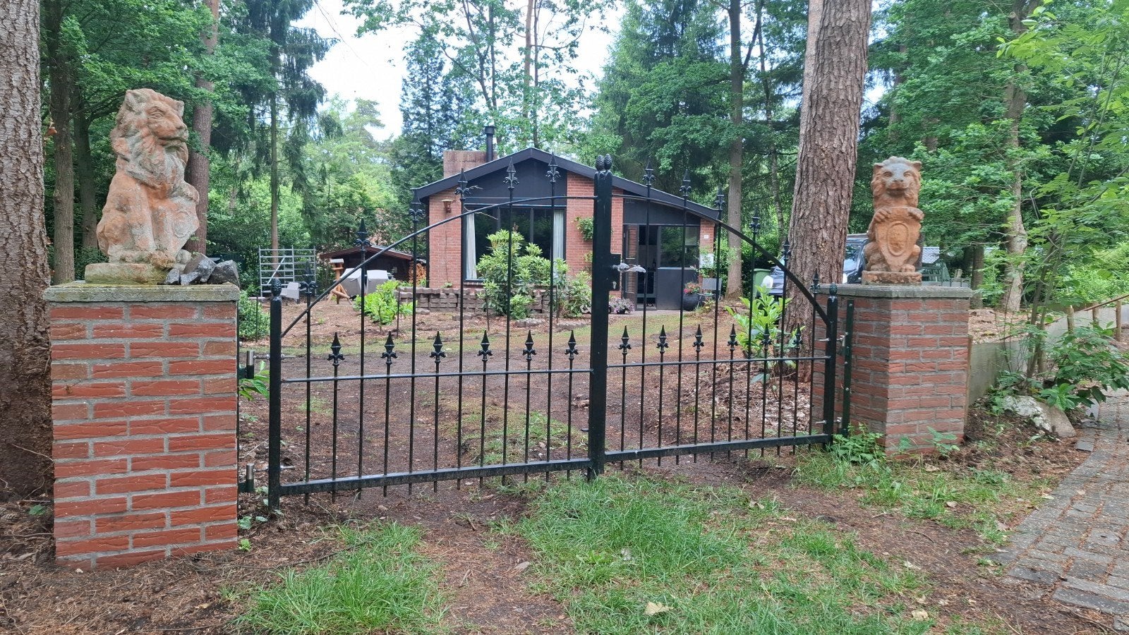 Metalen hekwerk, Tuin en Terras, Tuinhekken en Hekwerk, Ophalen of Verzenden, IJzer, Sierhekwerk