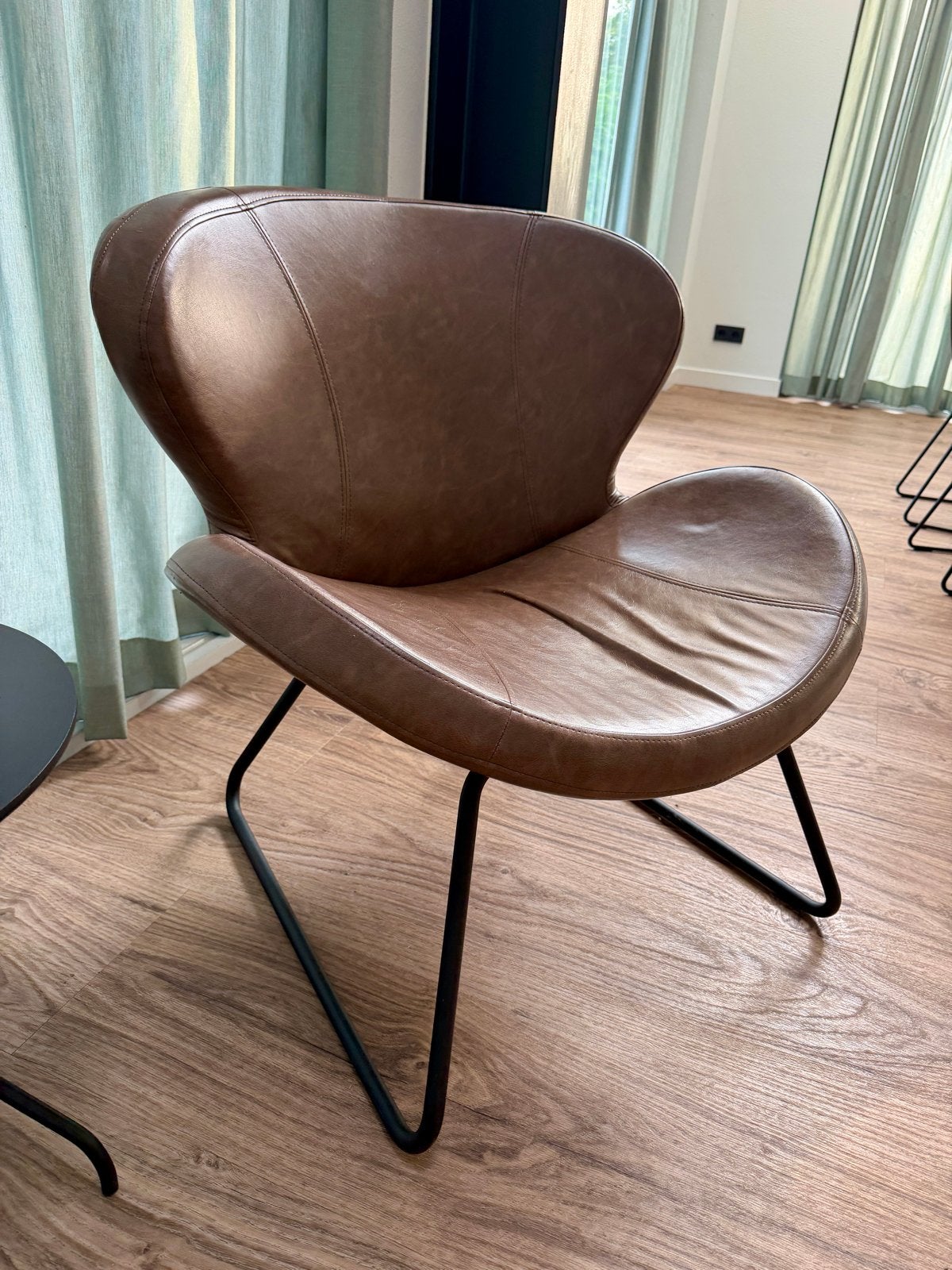 14 Designstoelen + 2 Fauteuils Bree’s New World, Ophalen, Gebruikt, Bruin, Leer