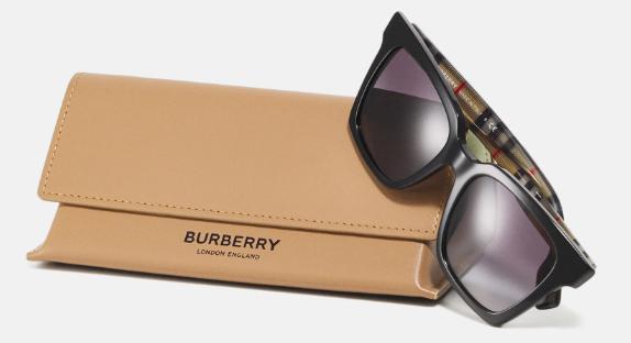 Burberry zonnebril - zwart - B 4335 3929/8G 53 18 140 3N, Overige merken, Zonnebril, Zwart, Nieuw
