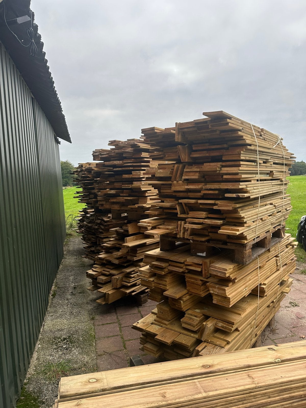 Grenen Tuinplanken volle pallets ‼️, Doe-het-zelf en Verbouw, Minder dan 25 mm, Grenen, Nieuw, Ophalen of Verzenden