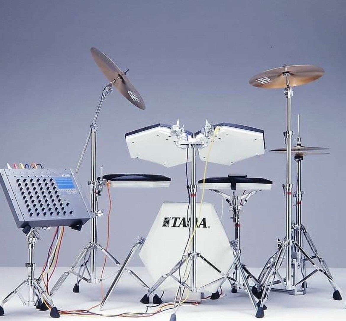 Vintage Tama Techstar Electronic Drumset + remo rototom, Ophalen of Verzenden, Gebruikt, Tama, Elektronisch