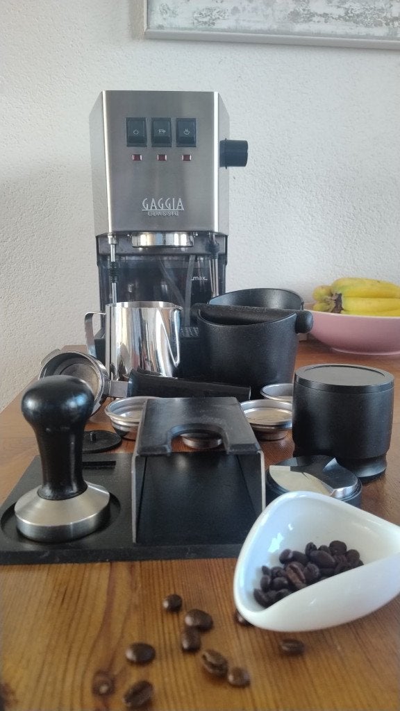 Gaggia Classic Pro | zeer goede staat | complete barista-set, Witgoed en Apparatuur, Koffiezetapparaten, Espresso apparaat, Ophalen of Verzenden