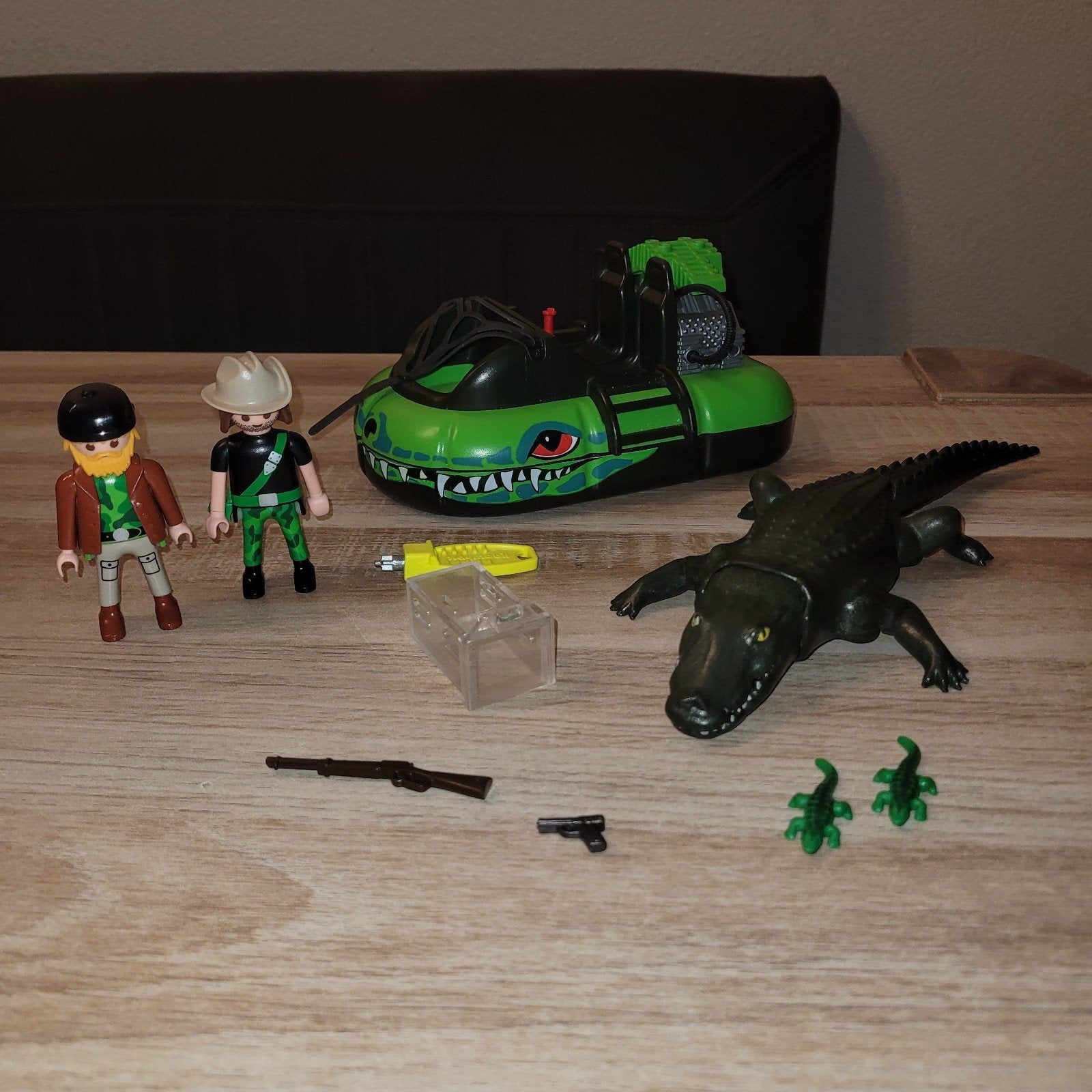 Playmobil Avontuur Set met Figuren, Boot en Krokodil, Ophalen of Verzenden