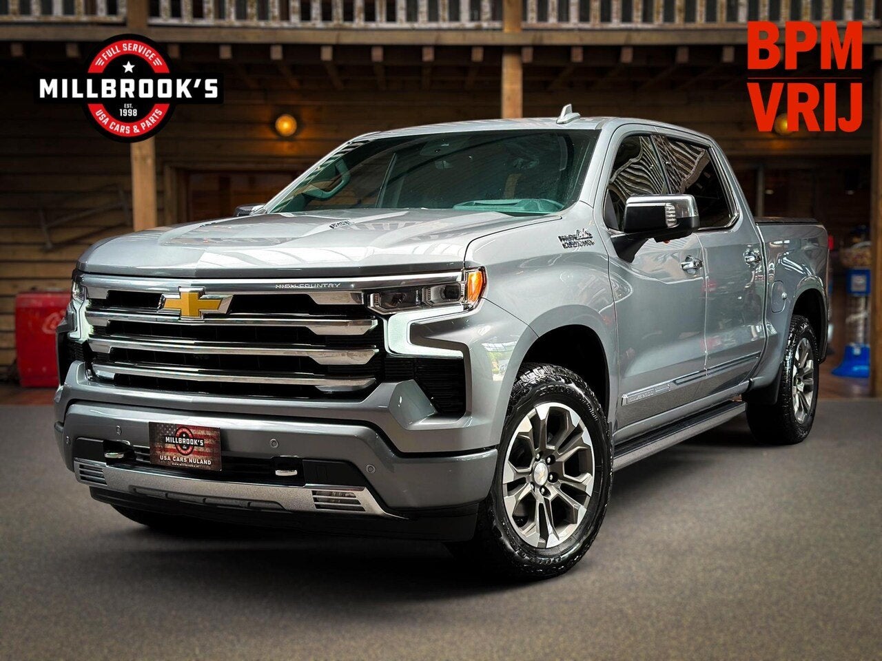 Chevrolet Silverado USA High Country 6.2 V8 420 PK BPM VRIJ,, Automaat, Leder, Nieuw, 6200 cc