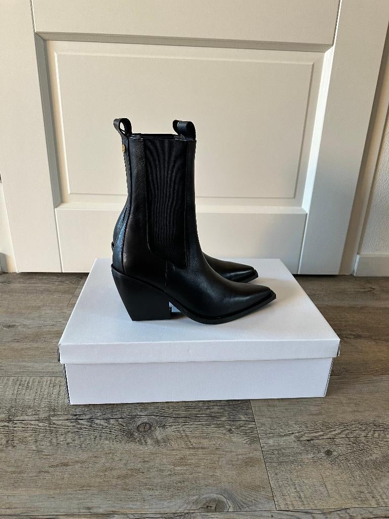 Super gave leren Aral boots van Nikkie, zwart, mt 39, NIEUW!, Kleding | Dames, Schoenen, Zwart, Lage of Enkellaarzen, Nieuw, Ophalen of Verzenden