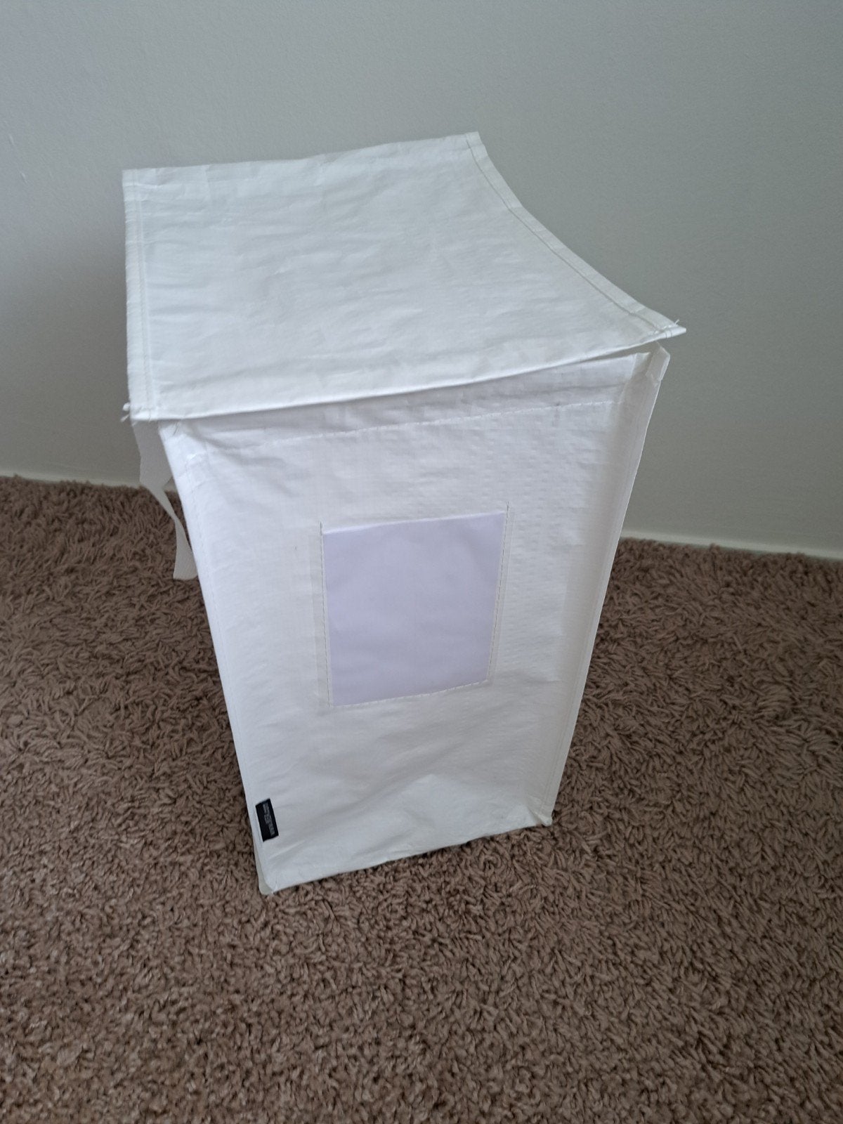 Ikea Dimpa witte tas, Ophalen