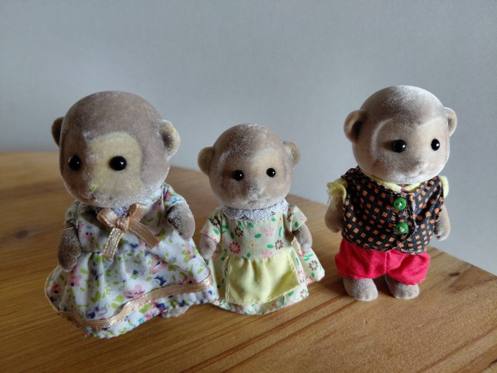Sylvanian Families apen/familie aap compleet, Verzamelen, Poppetjes en Figuurtjes, Ophalen of Verzenden, Gebruikt