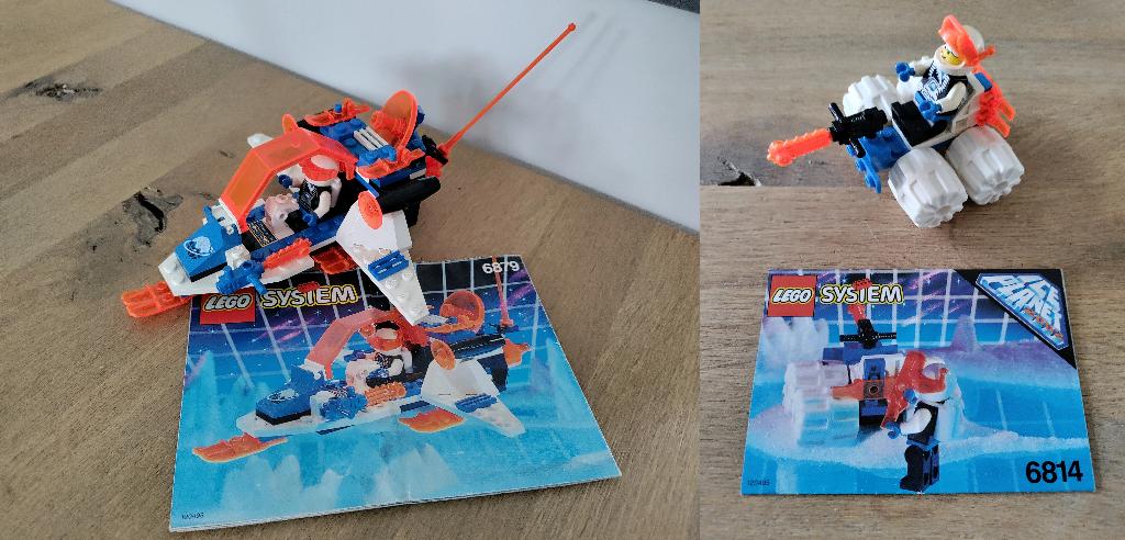 Vintage Lego Ice Planet - 6879 Blizzard Baron & 6814, Ophalen of Verzenden, Gebruikt, Complete set, Lego