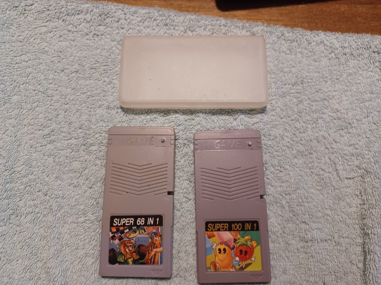 2 gameboy games lange versie 68 op 1 en 100 op 1, 1 speler, Ophalen, Gebruikt, Vanaf 3 jaar