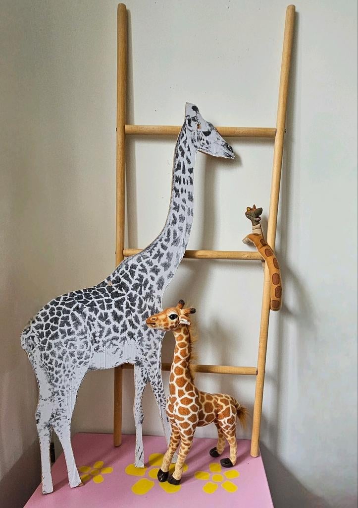 Leuke set van jungle dieren en trap, Ophalen