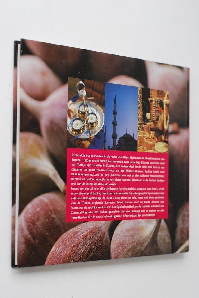 Kookboek Streekkeukens van Europa: Turkije 2002 Albert Heijn, Voorgerechten en Soepen, Midden-Oosten en Marokko, Verzenden, Gezond koken