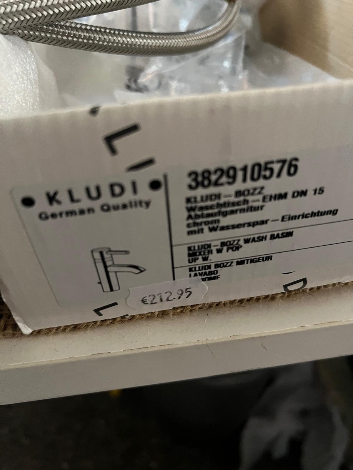 Kludi Bozz Wastafelkraan Chroom - Nieuw in doos, Verzenden, Nieuw, Chroom, Kraan