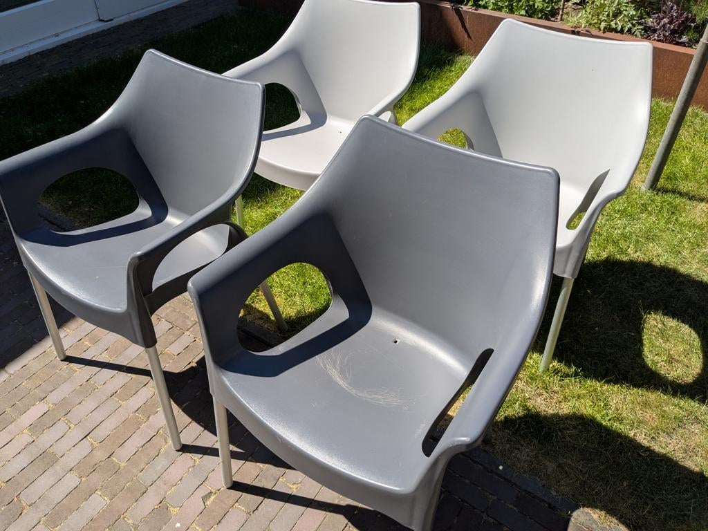 Tuinstoelen Scab ola, Ophalen, Gebruikt, Kunststof, Stapelbaar