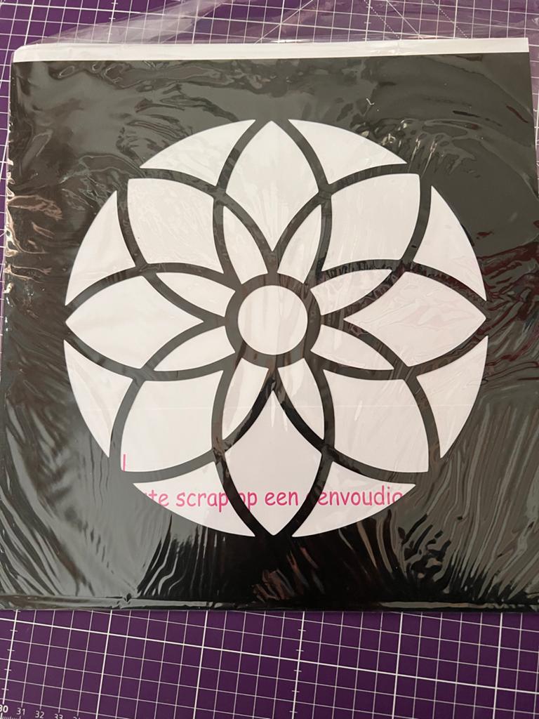 Mal voor scrapbooking nr 12, Ophalen of Verzenden, Zo goed als nieuw, Frame of Mal