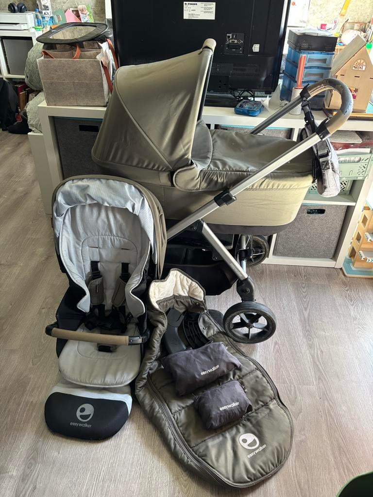 Easywalker Mosey+ Combiwagen - Compleet met accessoire, Kinderen en Baby's, Gebruikt, Luchtbanden, Combiwagen, Ophalen