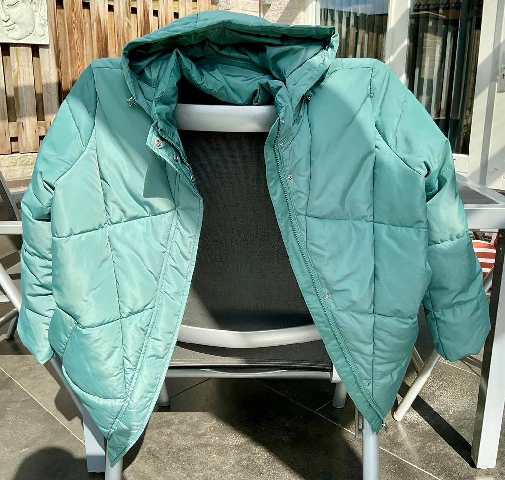 Dames jas, Ophalen of Verzenden, Zo goed als nieuw, Maat 46/48 (XL) of groter, Groen