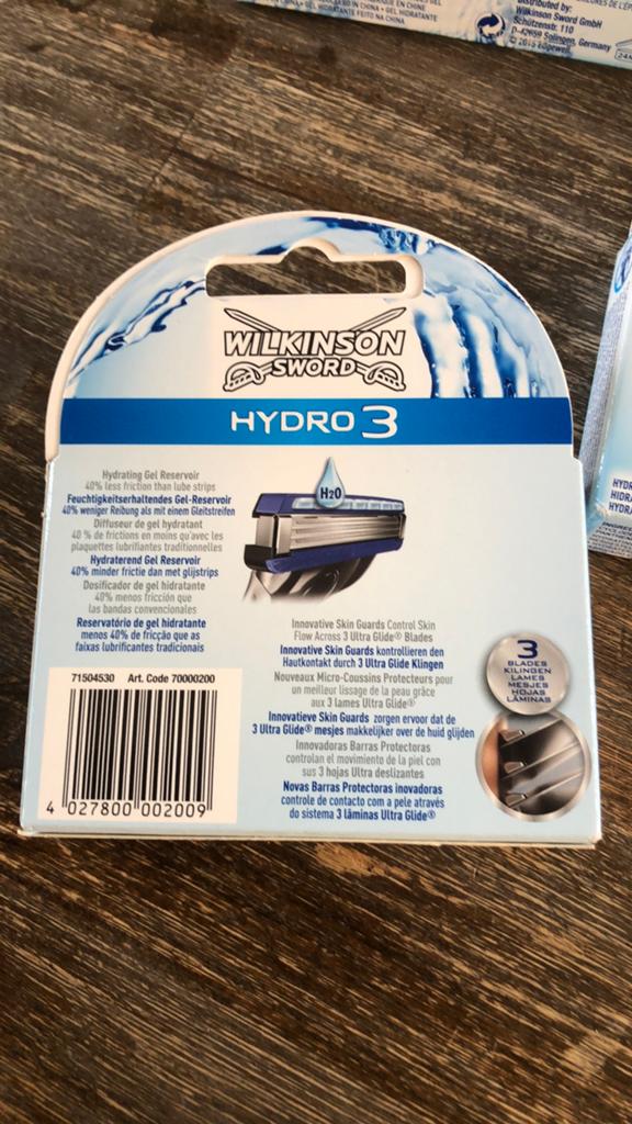 5x Wilkinson Sword Hydro 3 Scheermesjes - Nieuw, Ophalen, Nieuw, Overige typen