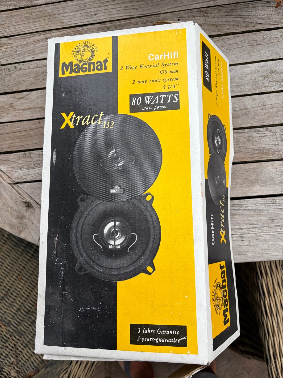 Magnat Xtract 132 CarHifi 2-weg coaxiaal systeem, Ophalen of Verzenden, Nieuw