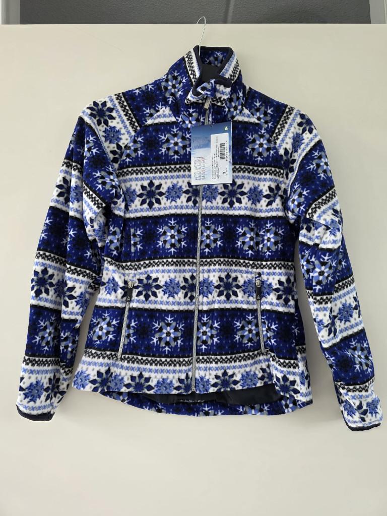 Fleecevest nieuw maat S (blauw gebloemd) Human Nature, Blauw, Nieuw, Ophalen of Verzenden, Maat 36 (S)