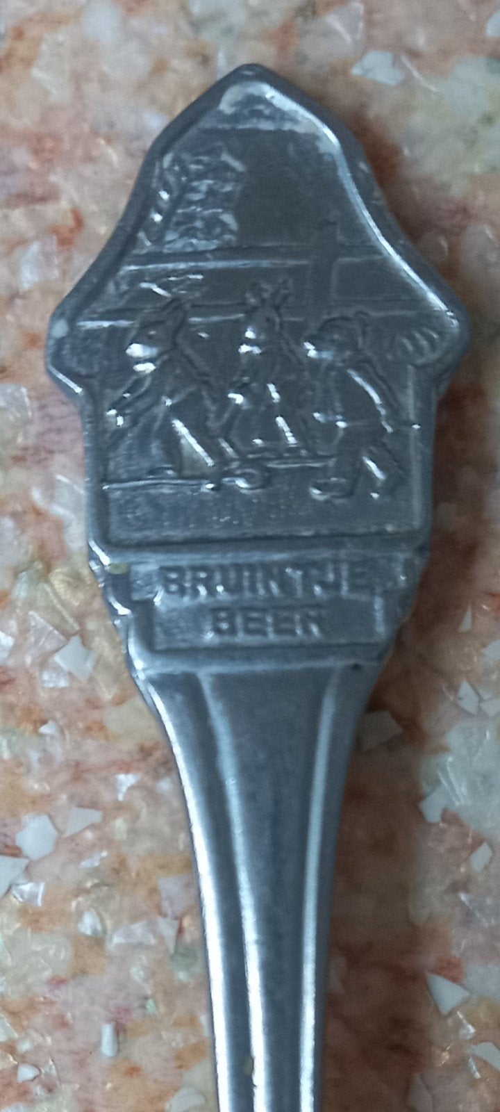 Vintage kinderbestek vorkje Bruintje Beer jaren '60, Ophalen of Verzenden