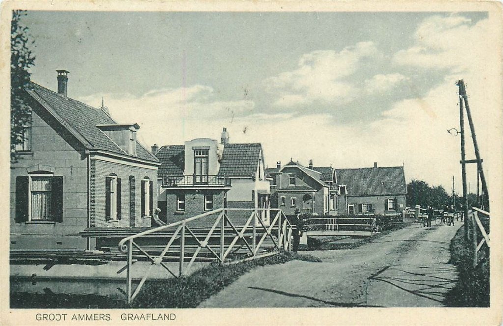 701-359-027 Groot Ammers Graafland, Verzenden, Voor 1920, Zuid-Holland
