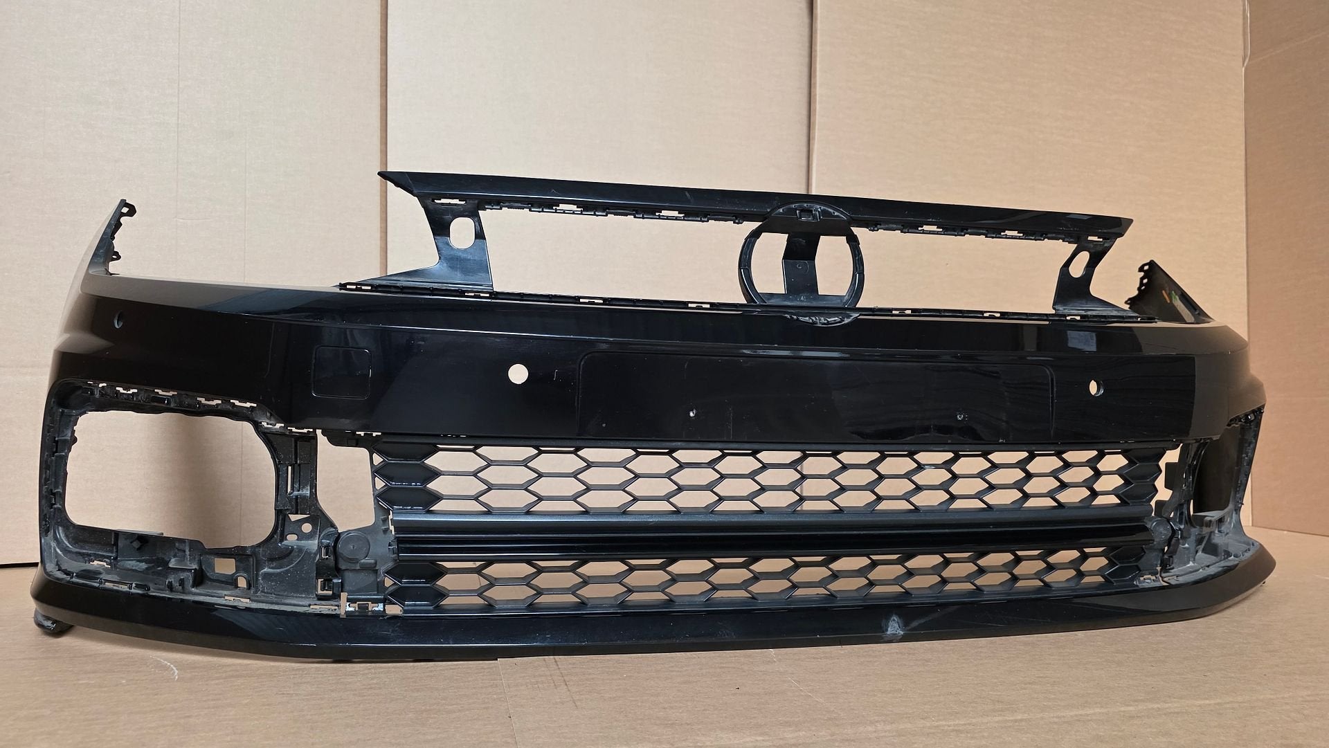 Voorbumper VW Polo 2G AW GTI 4xPDC L C9X bj.2018-2022 Bumper, Gebruikt, -, Ophalen of Verzenden, Bumper
