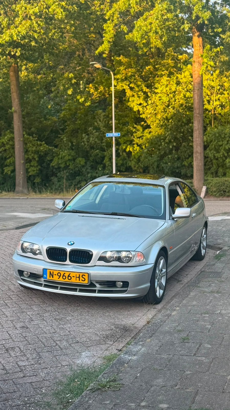 BMW E46 318CI 2002 Grijs, Auto's, Automaat, Euro 5, 1995 cc, Particulier