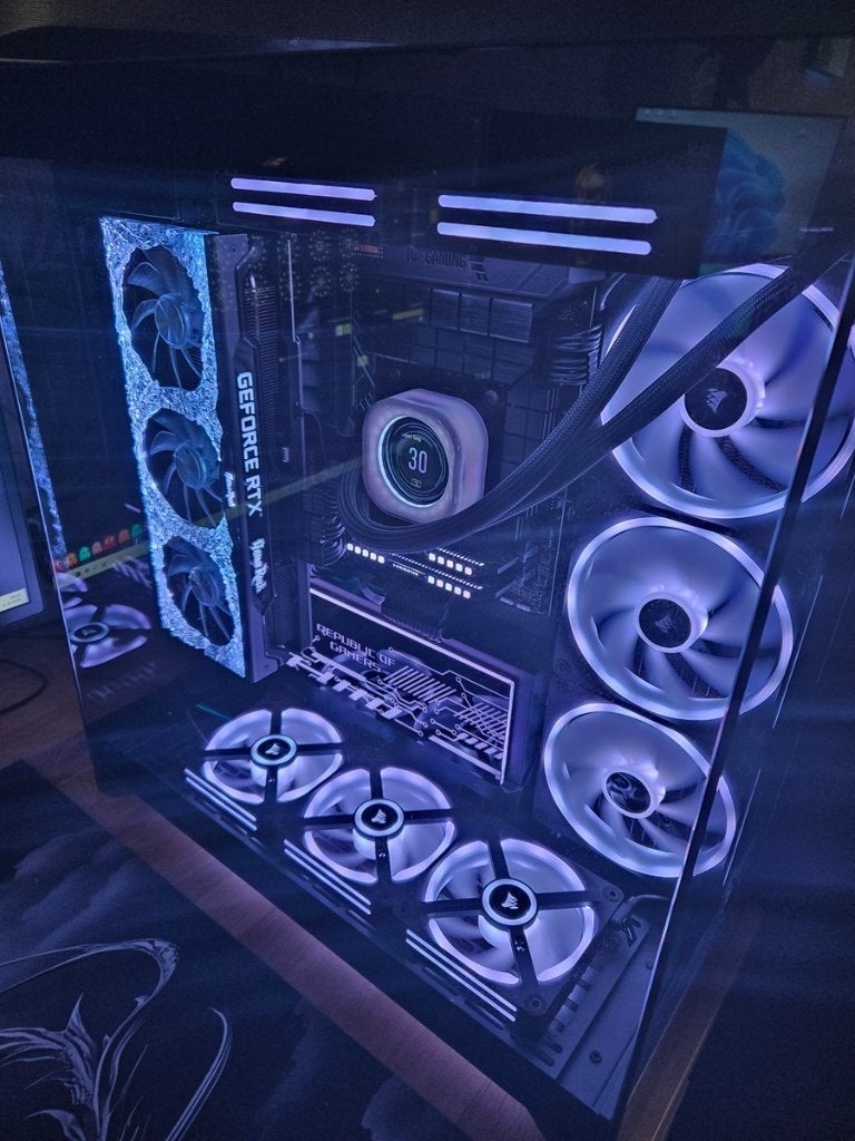 Gaming Pc- i9-14900K-2 monitoren, Computers en Software, Ophalen, 32 GB, Intel Core i9, Zo goed als nieuw