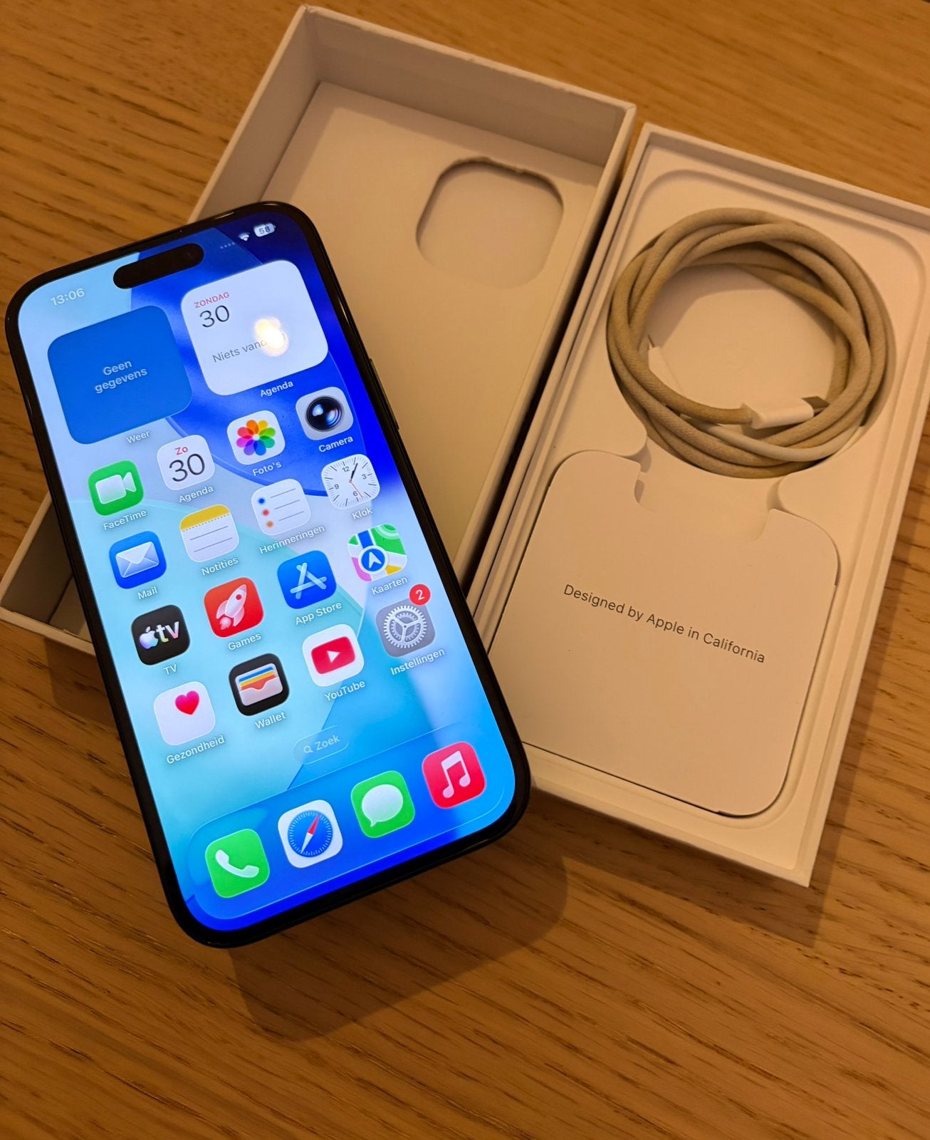 IPhone 15 zwart 128GB, 128 GB, IPhone 15, Zwart, Ophalen of Verzenden
