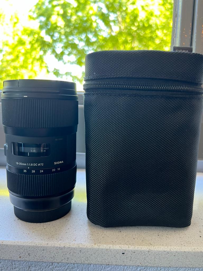 Sigma 18-35mm F/1.8 DC HSM Art Canon EF-S Mount, Audio, Tv en Foto, Fotografie | Lenzen en Objectieven, Ophalen of Verzenden, Zo goed als nieuw