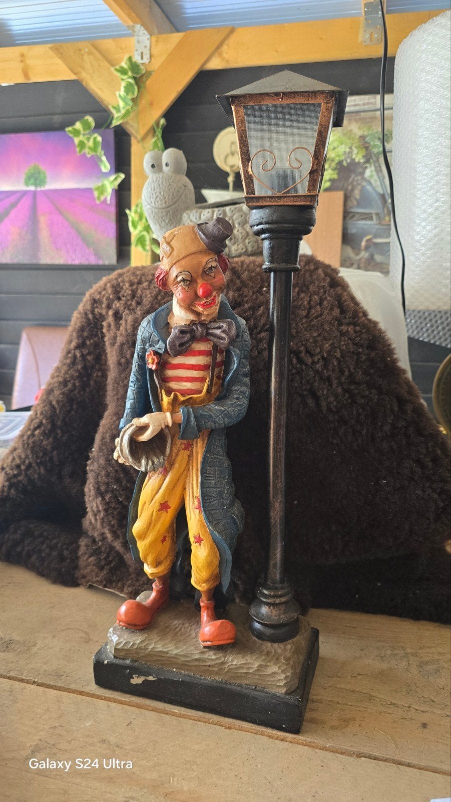 1E > Clown 57cm hoog (kunstof), Ophalen of Verzenden