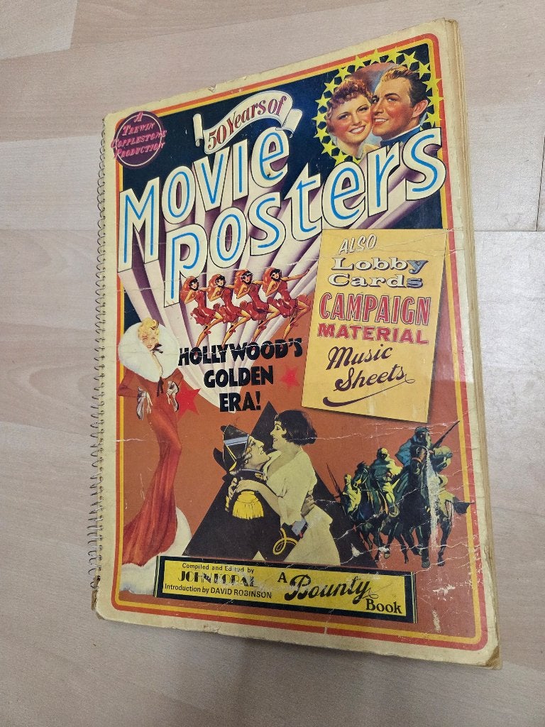Boek met filmposters jaren 50 60 70, Diverse auteurs, Filmspecifiek, Ophalen, Gelezen