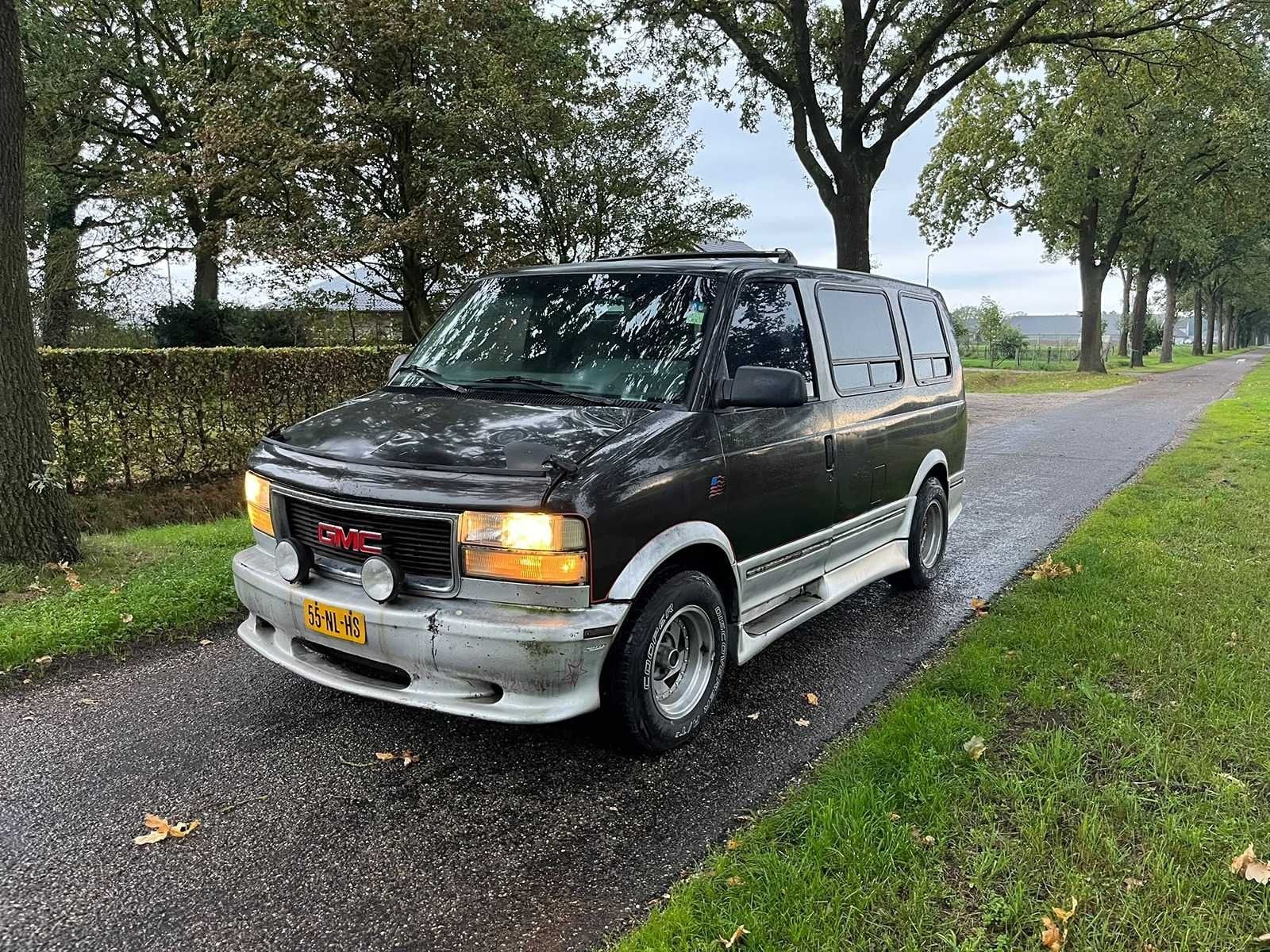 GMC - 1995 - SAFARI - - Personenauto, Auto's, Gebruikt, 2495 kg, Zwart, Bedrijf