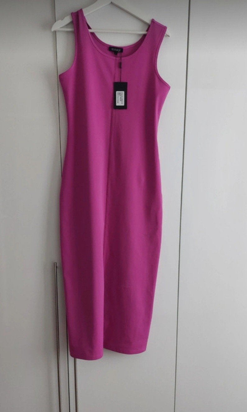 fucsia zomerjurk mi piace maat s, Ophalen, Mi Piace, Paars, Nieuw