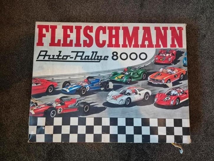 Fleischmann Racebaan Auto Rallye 8000 - 1975, Gebruikt, Auto, 1:32 tot 1:50, Ophalen