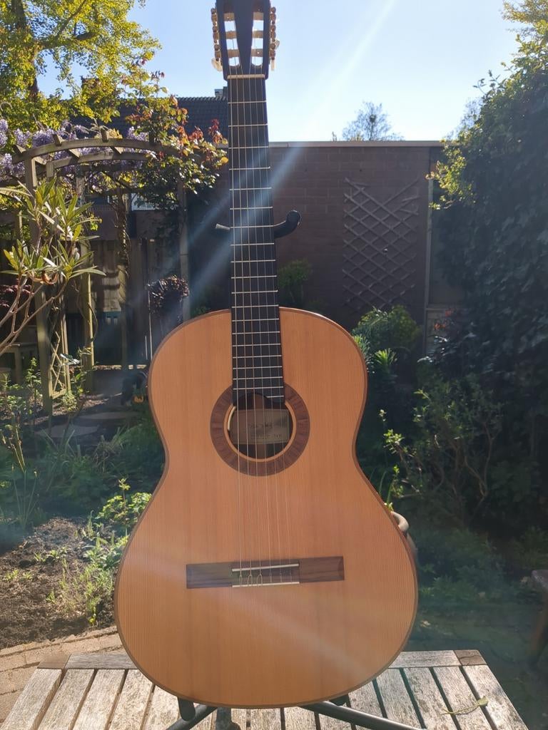 Hanika 54PF professionele Spaanse concertgitaar!, Ophalen, Zo goed als nieuw, Klassieke of Spaanse gitaar