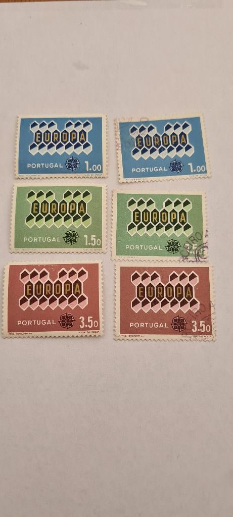 8211 portugal europazegels 1962, Verzenden, Portugal
