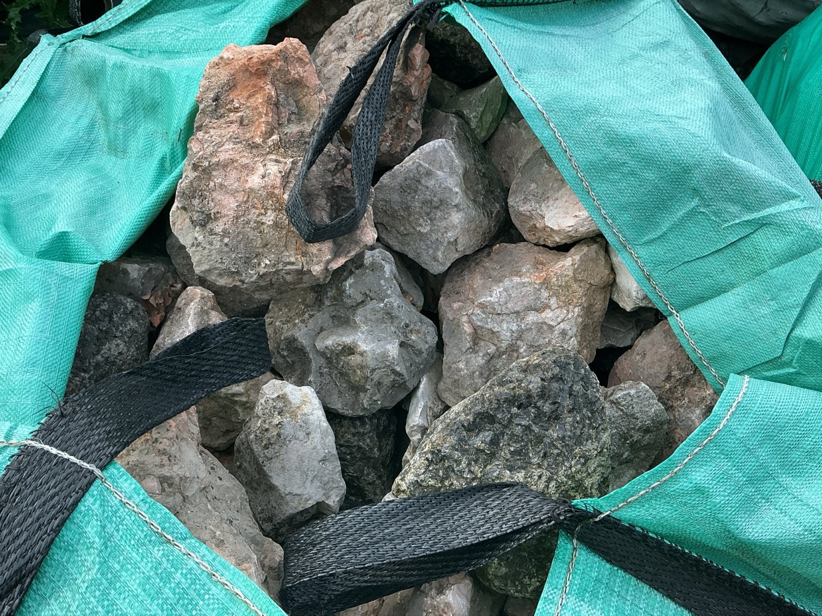 5 Big Bags met Grote Sierkeien, Tuin en Terras, Ophalen of Verzenden, Nieuw, Multi, Kei