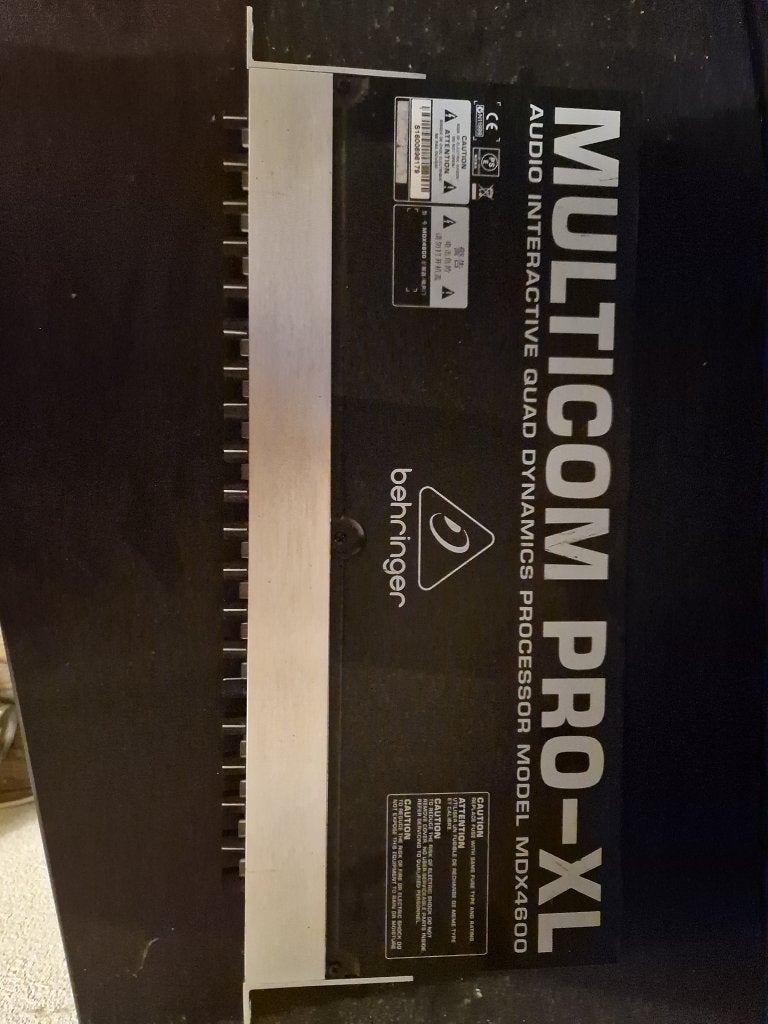 Behringer MDX4600 Multicom Pro-XL 4-kanaals Compressor, Muziek en Instrumenten, Ophalen, Gebruikt, Minder dan 5 kanalen