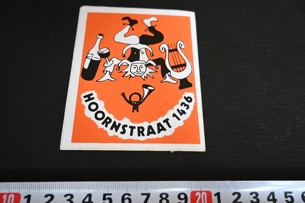 sticker Hoornstraat 1436  Carnaval ???, Ophalen, Zo goed als nieuw